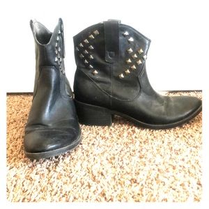 Biker/Cowgirl Ankle Boots
